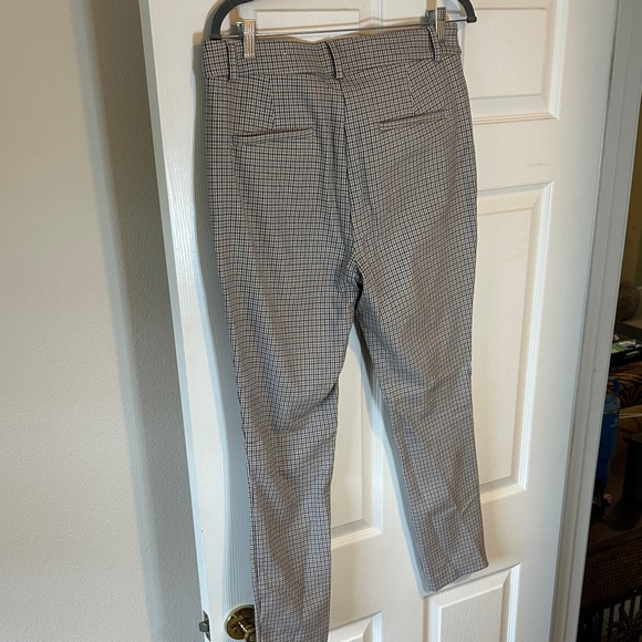 LOFT Mini Houndstooth Slim Dress Pants - Picture 3 of 4